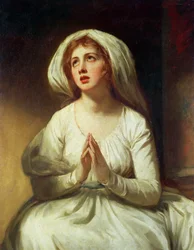 Lady Hamilton rezando