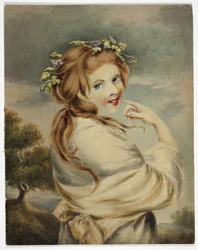 Lady Hamilton como la Naturaleza