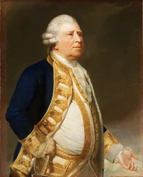 Retrato de un oficial de bandera, c.1767 (óleo)