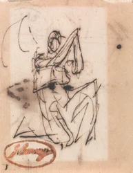 Figura clásica sentada