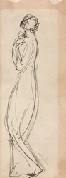 Figura femenina de pie