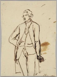 Figura de hombre de pie