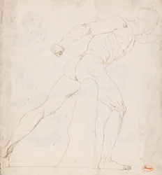 Estudio del gladiador del Borghese
