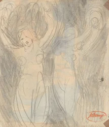 Dos figuras femeninas