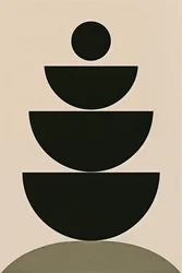 Ritual del equilibrio, 2024 (acrílico sobre lienzo)
