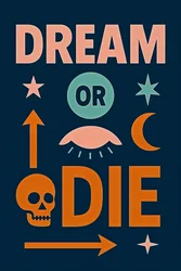 Soñar o morir, 2025 (acrílico sobre lienzo)