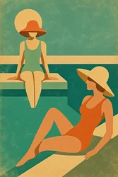 Ease in the Present, 2025 (acrílico sobre lienzo)