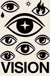 Eyes of Tomorrow, 2025 (acrílico sobre lienzo)