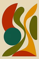 Flow Becomes Form, 2025 (acrílico sobre lienzo)