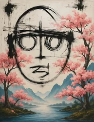 Primavera intacta, 2025 (acrílico sobre lienzo)