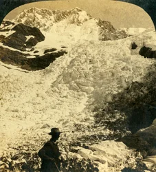 Las Cataratas de Hielo Hochstetter, Nueva Zelanda, c1909