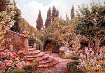 Un jardín mediterráneo