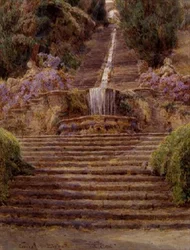La cascada, Villa Cicogna