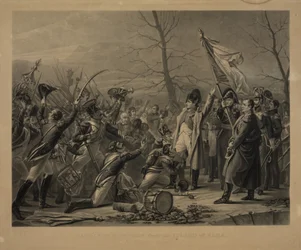 Napoleón regresando de la isla de Elba el 7 de marzo de 1815