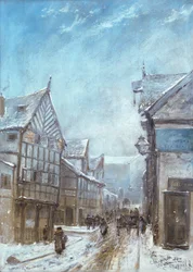 Viejo Cheapside, Warrington, 1864