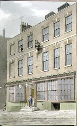 Cafetería Griega, Devereaux Court, 1809