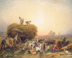Haciendo heno, 1832