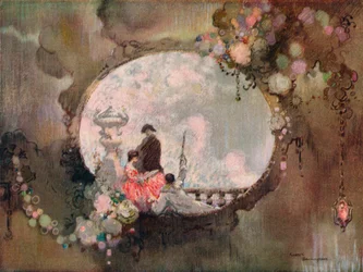 Un panel decorativo, c1912