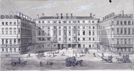 Estación de Euston Square, Londres, c. 1838