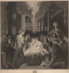 La ofrenda del pastor: Ventana oeste de la capilla, New College Oxford