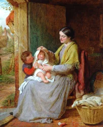Jugando con el Bebé, 1863