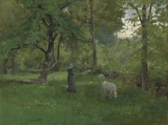 Paisaje verde, 1886