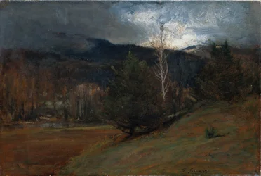Noviembre en los Adirondacks, c.1885