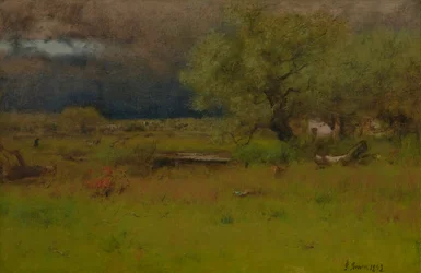 La tormenta que pasa 1892 (Óleo sobre lienzo)