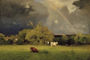 El arco iris, c.1878-79 (óleo sobre lienzo)