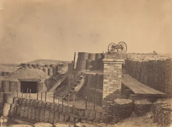 Fortificaciones cerca de Charleston, Carolina del Sur, ca. 1861