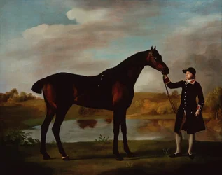 El Cazador del Duque de Malborough con un Mozo