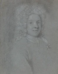 Retrato de John Dixon, mirando a la derecha
