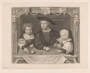 Portret van Dorothea, Johan en Christina van Denemarken
Tres hijos de K. Enrique VII y su reina Isabel. I. Príncipe Arturo, II. Pr. Enrique, III. Ps. Margaret (título del objeto)
Portretten van de Tudors (título de la serie)
Retratos históricos (serie