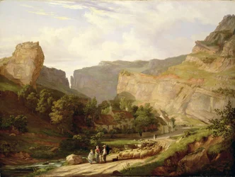 Una vista de Cheddar Gorge