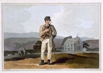 El guía moro, grabado por Robert Havell el Viejo, publicado en 1814 por Robinson and Son, Leeds