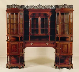Gabinete de exhibición, hecho para Morris & Co., c.1880