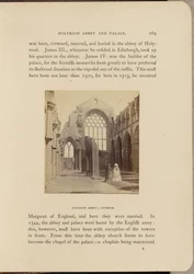 Abadía de Holyrood; Interior