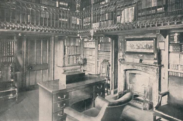 Estudio de Sir Walter Scott, Abbotsford, 1904