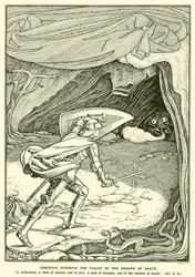 Cristiano entrando en el Valle de la Sombra de la Muerte