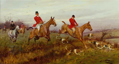 Despejando la valla (óleo sobre lienzo)