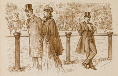 De paso: Ese es Bounderson, ¿no? ¡Debería haber sido ahogado como un cachorro!, Punch Magazine, 23 de julio de 1892