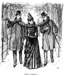 ¡Pensamiento feliz!, 1887 1891