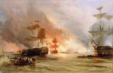 El bombardeo de Argel, 27 de agosto de 1816, c.1836 (óleo)