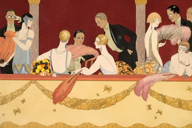 Eventails, grabado por H. Reidel