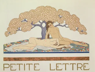 Desnudos femeninos, ilustración de 
