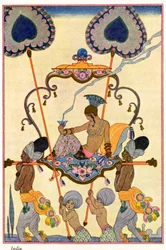 India, de "El arte del perfume", pub. 1912 (impresión en pochoir)