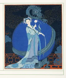 Turandot princesa de China, de Personages de Comedie, pub. 1922 (impresión en plantilla)