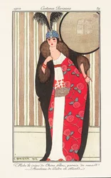 Plato de moda femenina de Journal des Dames et des Modes