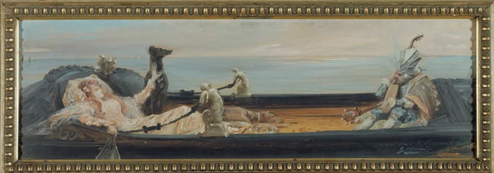 La góndola, hacia 1896 (papel)