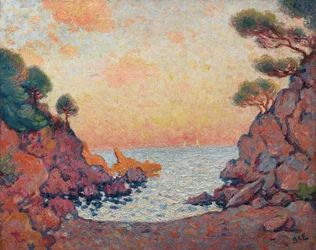 La bahía de Le Lavandou, 1899